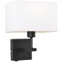 Italux NORTE WL-1122-1-A-BM-RC-WH Светильник за стена 1x60W/E27 IP20