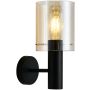 Italux SARDO WL-5581-1A-BK+AMB Светильник за стена 1x40W/E27 IP20