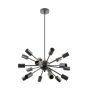 Zuma Line MANDI A8181-18-MBK Висяща лампа 18x40W/E27 IP20