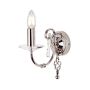 Elstead Lighting AEGEAN AG1-POL-NICKEL Светильник за стена 1x60W/E14
