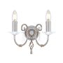Elstead Lighting AEGEAN AG2-POL-NICKEL Светильник за стена 2x60W/E14