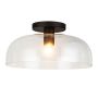 Elstead Lighting Sylvia ALM-SYLVIA-SF-BK-CL Таванна лампа 1x60W/E27 IP20