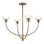Elstead Lighting Sylvia ALM-SYLVIA4-BG-CL Люстра 4x40W/E14 IP20