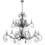 Elstead Lighting AMARILLI AML15-BLK-SILVER Люстра 15x60W/E14