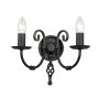 Elstead Lighting ARTISAN ART2-BLACK Светильник за стена 2x60W/E14