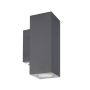 Norlys SANDVIK 1730GR Светильник за стена 2x2x4W/GU10 IP65