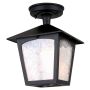 Elstead Lighting YORK BL6A-BLACK Таванен светилник 1x60W/E27 IP23