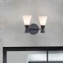 Elstead Lighting Bowtie BOWTIE-2-MB Светильник за стена 2x3 W/G9 3000 K 600 lm ip44
