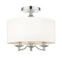 Cosmolight ABU DHABI C03466CH-WH Таванна лампа 3x40W/E14