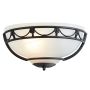 Elstead Lighting CARISBROOKE CB-WU-BLACK Светильник за стена 1x60W/E27