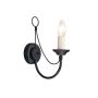 Elstead Lighting CARISBROOKE CB1-BLACK Светильник за стена 1x60W/E14