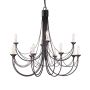 Elstead Lighting CARISBROOKE CB12-BLACK Люстра 12x60W/E14