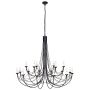 Elstead Lighting CARISBROOKE CB18-BLACK Люстра 18x60W/E14