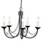 Elstead Lighting CARISBROOKE CB5-BLACK Люстра 5x60W/E14