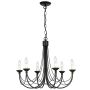 Elstead Lighting CARISBROOKE CB6-BLACK Люстра 6x60W/E14