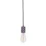 Italux MILLENIA DS-M-010-03 MATT BLACK Висяща лампа 1x60W/E27 IP20