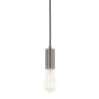 Italux MODERNA DS-M-038 MATT BLACK Висяща лампа 1x60W/E27 IP20