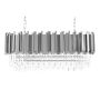 King Home IMPERIAL LONG SILVER DW-D5689S.SILVER Висяща лампа 18x40W/E14 IP20