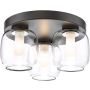 Dar Lighting Edaline EDA5322 Таванна лампа 3x5w/g9 ip44
