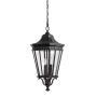 Feiss COTSWOLD LANE FE-COTSLN8-L-BK Висяща лампа 3x60W/E14 IP23