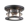 Feiss Lighthouse FE-LIGHTHOUSE-F-BLK Таванен светилник 2x40W/E27 IP44