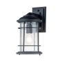Feiss Lighthouse FE-LIGHTHOUSE2-M-BLK Светильник за стена 1x60W/E27 IP44