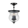 Feiss Pickering Lane FE-PICKERING-LANE-SF-BLK Таванна лампа 3x40 W/E14