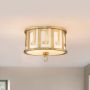Gilded Nola LEMURIA GN-LEMURIA-F Таванен светилник 2x60W/E27