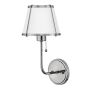 Hinkley Lighting Clarke HK-CLARKE1-PN-WH Светильник за стена 1x40W/E27 IP20
