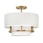 Hinkley Lighting Graham HK-GRAHAM-M-LCB Таванна лампа 3x40 W/E14