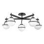 Hinkley Lighting Hollis HK-HOLLIS-5-O-BK Таванна лампа 5x40 W/E14 ip44