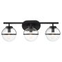 Hinkley Hollis HK-HOLLIS3-C-BK-BATH Светильник за стена 3x60W/E14 IP44