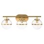 Hinkley Hollis HK-HOLLIS3-C-HB-BATH Светильник за стена 3x60W/E14 IP44