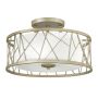 Hinkley Lighting NEST HK-NEST-SF-SL Таванна лампа 3x75W/E27