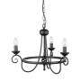 Elstead Lighting HARLECH HR3A-BLACK Люстра 3x60W/E14