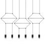 King Home FLUSSO LINE JD0032-6P Висяща лампа 6x3W/G9 3000K 1440LM IP20