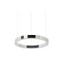 King Home RING JD8169-40.SILVER Висяща лампа 1x25W/LED 3000K 2000LM IP20