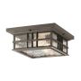 Elstead Lighting BEACON SQUARE KL-BEACON-SQUARE-F-OZ Таванен светилник 2x60W/E27 IP44