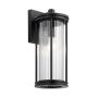 Kichler Barras KL-BARRAS2-M-BK Светильник за стена 1x40W/E27 IP44
