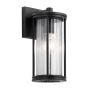 Kichler Barras KL-BARRAS2-S-BK Светильник за стена 1x40W/E27 IP44