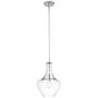Kichler EVERLY KL-EVERLY-P-S-CH Висяща лампа 1x60W/E27