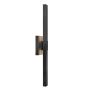 Kichler Nocar KL-NOCAR-L-BK Светильник за стена 1x39W/LED 3000K 1800lm IP44