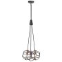Kichler ROCKLYN KL-ROCKLYN3-RS Висяща лампа 3x60W/E27
