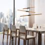 Light Prestige Lugano LP-2828/3P Висяща лампа 3x48 W/LED 3000K 1360 lm IP20