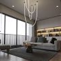 Light Prestige Rope Light LP-642/2M Smart Висяща лампа 1x25W/LED 2700K-6500K 6600 lm IP20