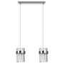 Light Prestige Vetro LP-2910/2L CH Висяща лампа 2x10W/E14 IP20