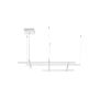 Luces Exclusivas TUMBES LE44472 Висяща лампа 1x83W/led 3000k IP20 4847lm