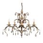 Elstead Lighting LILY LL5-ANT-BRZ Люстра 5x60W/E14