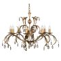 Elstead Lighting LILY LL8-ANT-BRZ Люстра 8x60W/E14