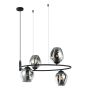 Italux ROXANE MDM-4046-4 BK+SG Висяща лампа 4x40W/E27 IP20
